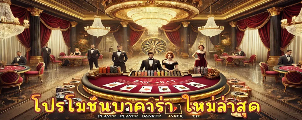 โปรโมชั่นบาคาร่า ใหม่ล่าสุด