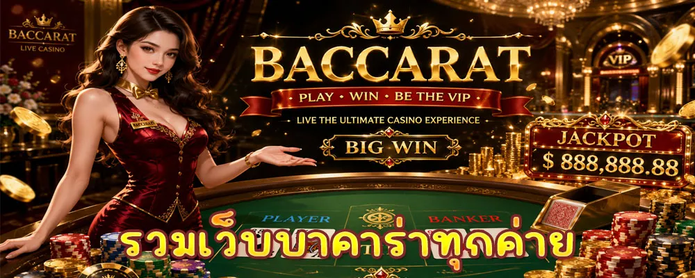 รวมเว็บบาคาร่าทุกค่าย