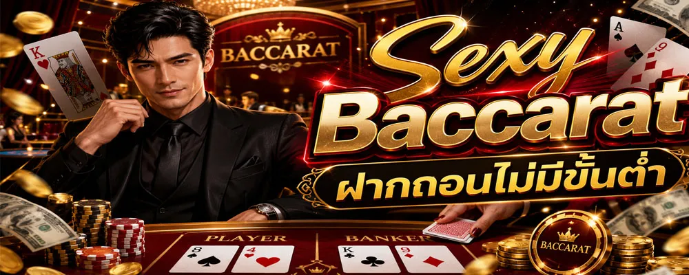 Sexy Baccarat ฝากถอนไม่มีขั้นต่ำ
